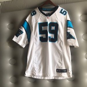Panthers XL Luke Kuechly authentic players shirt